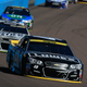 Jimmie Johnson leads a pack of Chevrolet SS race cars at Phoenix International Raceway in 2016. Photo credit: Chris Trotman/Getty Images